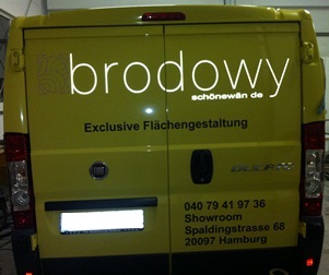 Brodowy Beschriftung durch MSWerbetechnik by Marcel Schumacher